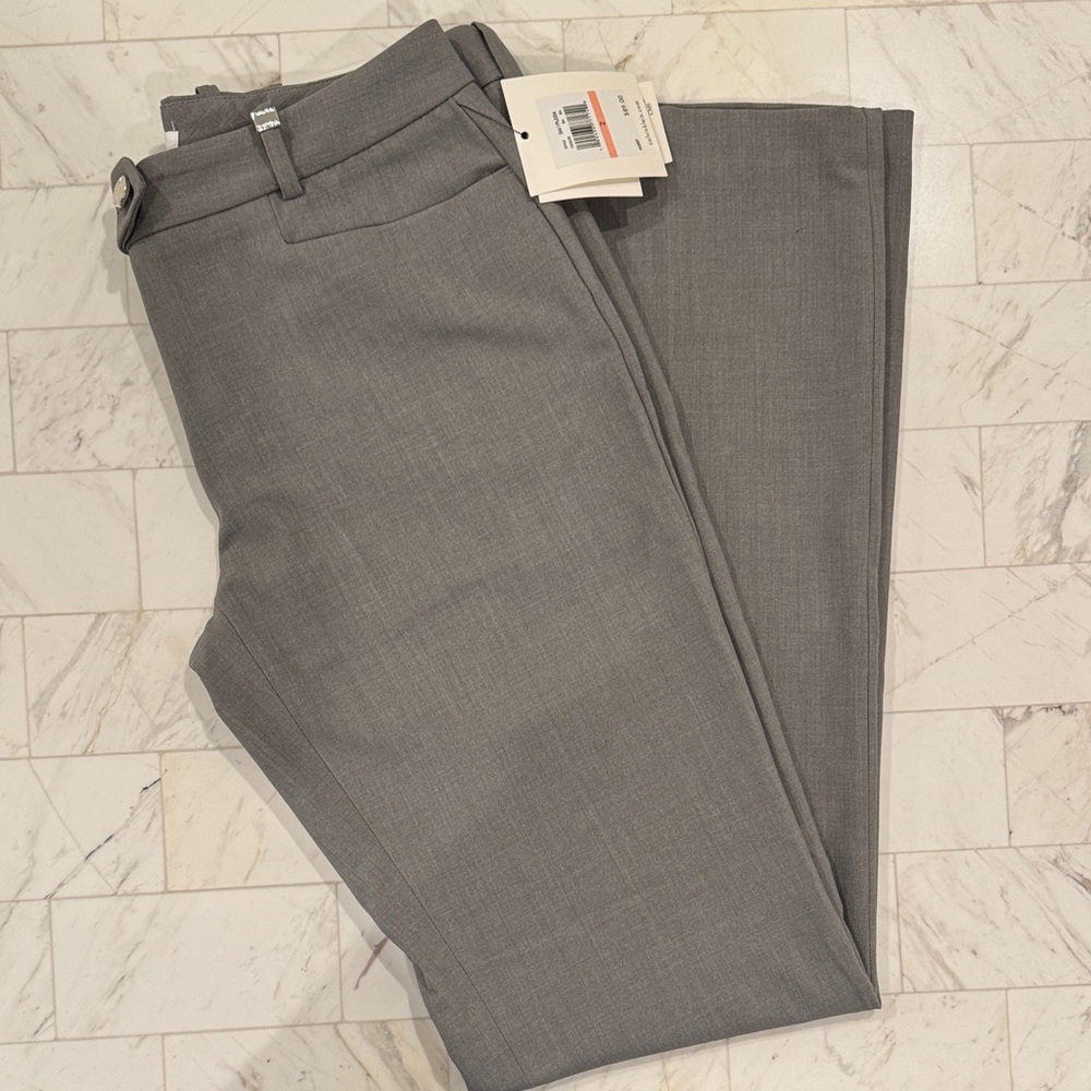 Calvin Klein Gray Pants Modern Fit Size 2 NWT